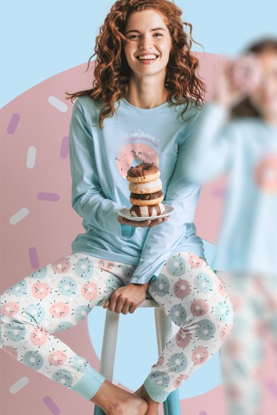 Pijama mujer donuts Mr...