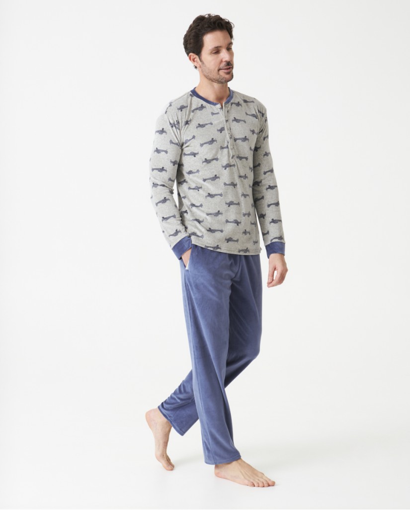Pijama hombre aviones J&J Brothers