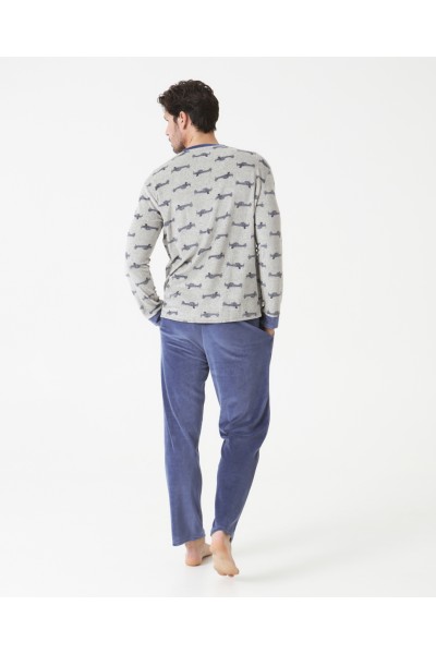 Pijama hombre aviones J&J Brothers