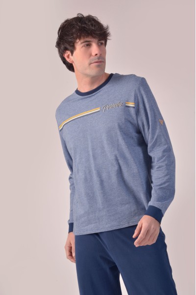 Pijama hombre azul marino Privata
