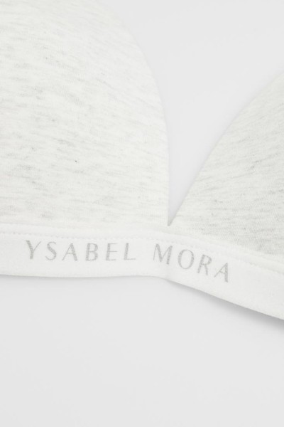 Sujetador juvenil algodón liso Ysabel Mora