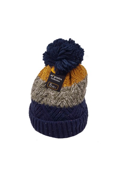 Gorro niño franjas poliester