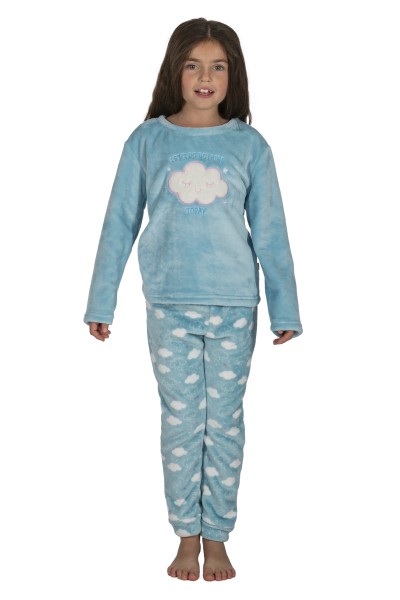 Pijama niña coralina nube...