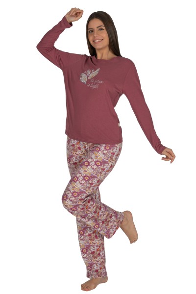 Pijama mujer algodón "The...