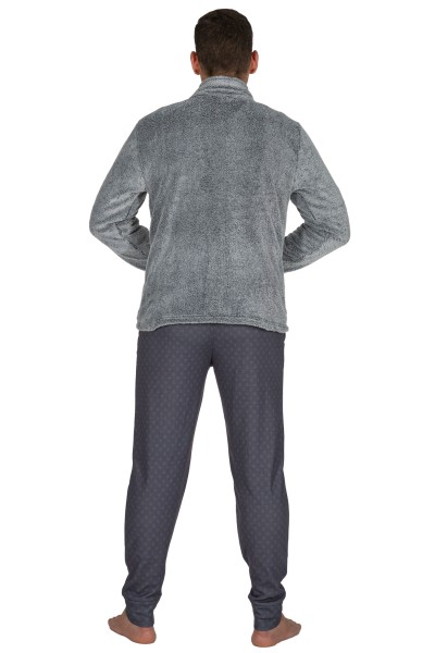 Bata corta hombre cremallera gris Javier Golmar