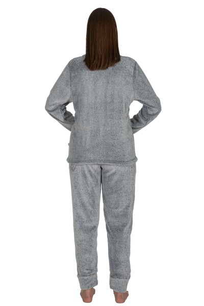 Pijama mujer coralina gris Snoopy Javier Golmar