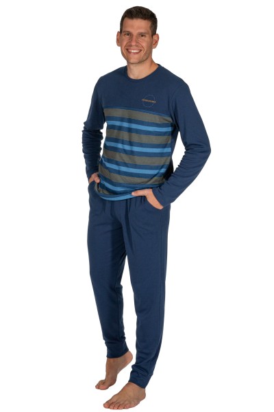 Pijama hombre azul marino...