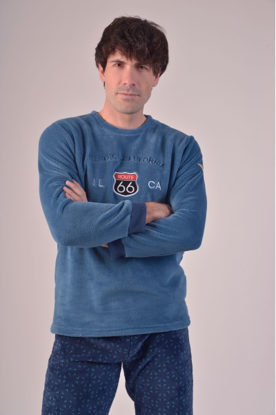 Pijama hombre coralina Route 66 Privata
