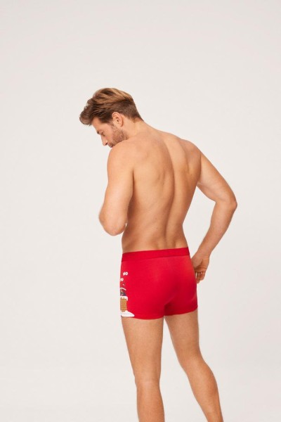 Bóxer hombre algodón rojo Navidad Ysabel Mora