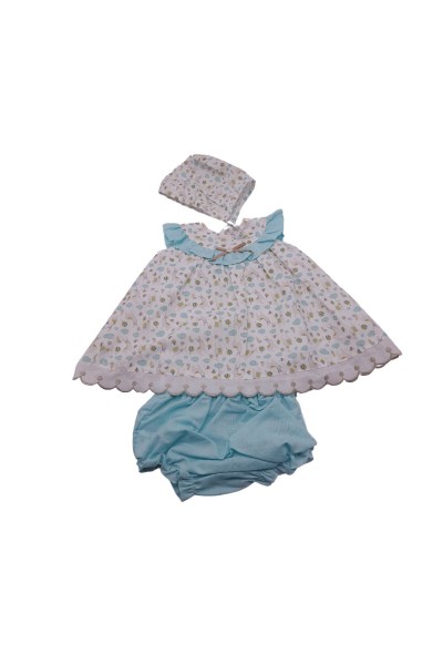Vestido y braguita con capota llamas BabyFerr