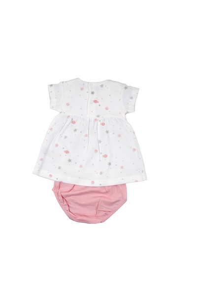 Vestido y braguita con diadema bebé Babybol