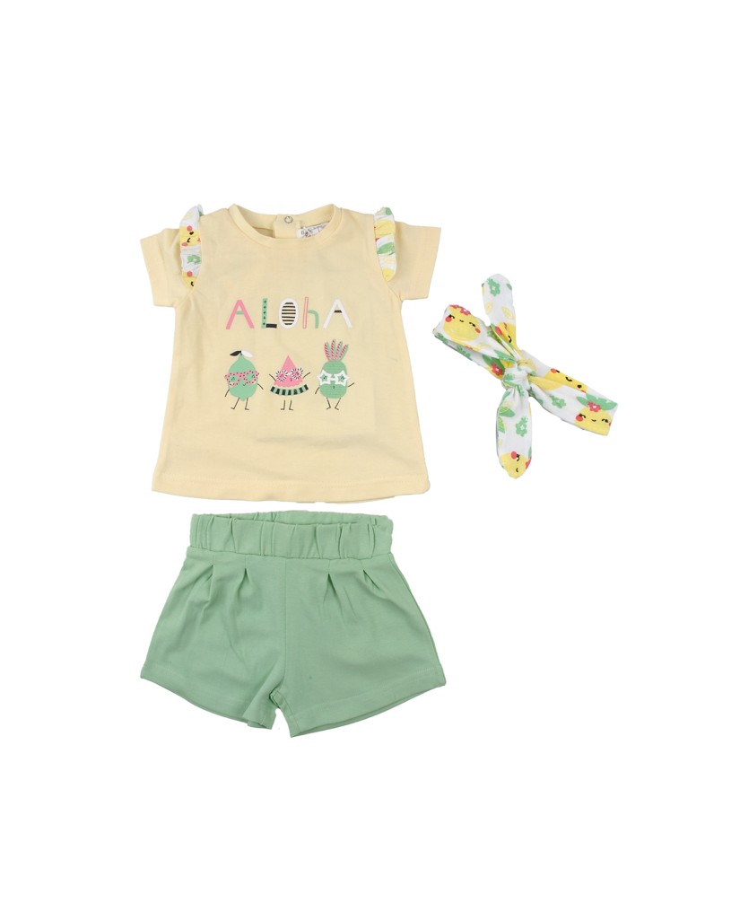 Conjunto 2 piezas bebé Aloha Babybol