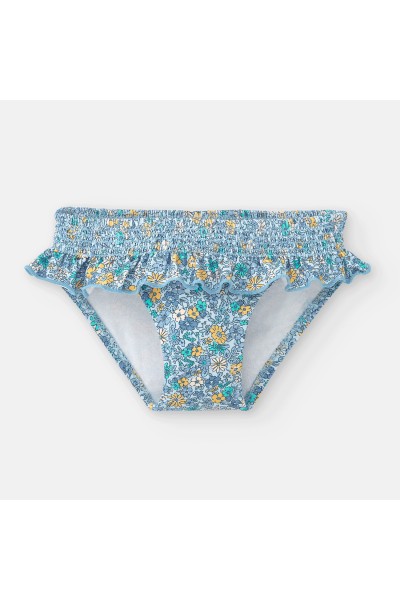 Culetín de baño niña flores volante Waterlemon