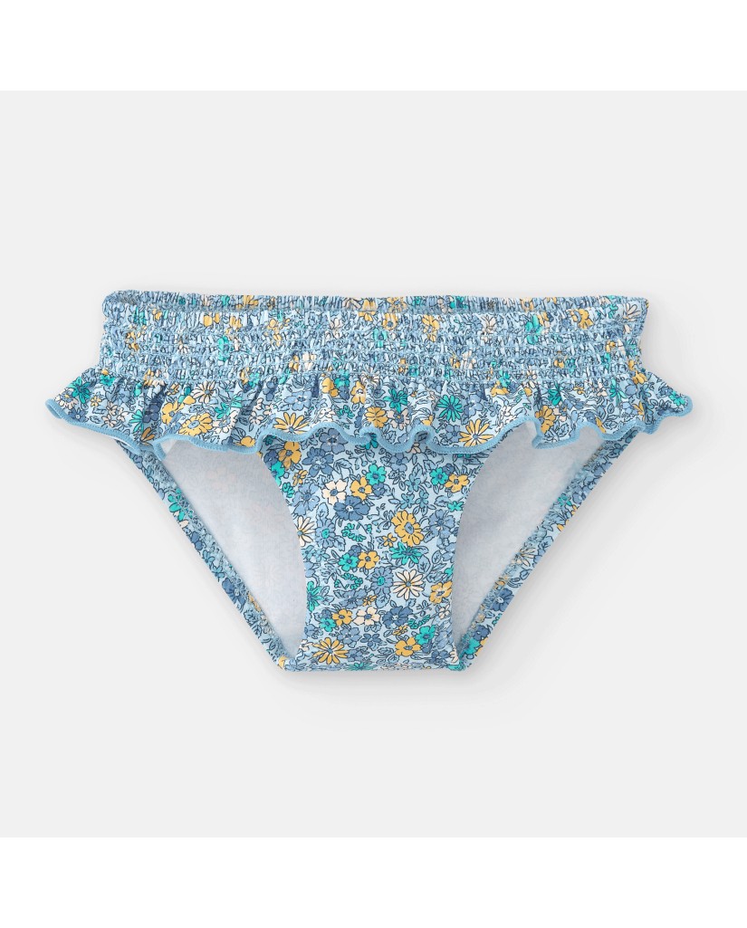 Culetín de baño niña flores volante Waterlemon