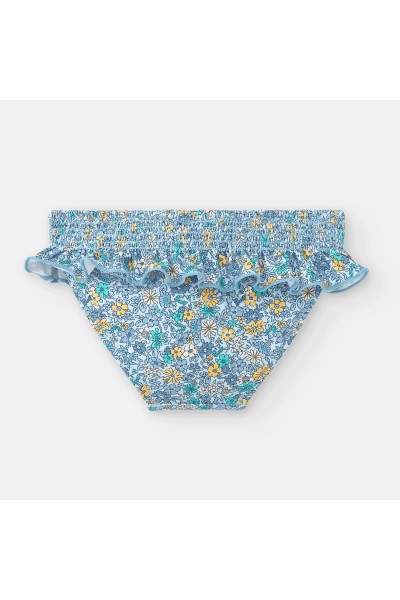 Culetín de baño niña flores volante Waterlemon