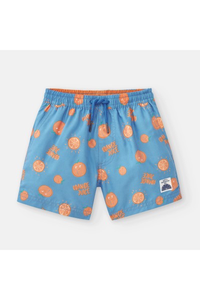 Bañador niño azul naranjas Waterlemon