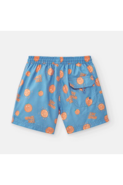 Bañador niño azul naranjas Waterlemon