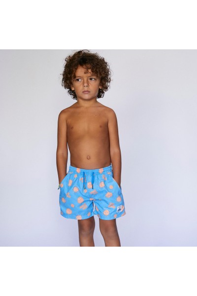 Bañador niño azul naranjas Waterlemon