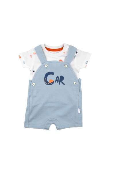 Peto y camiseta bebé "Car" Babybol