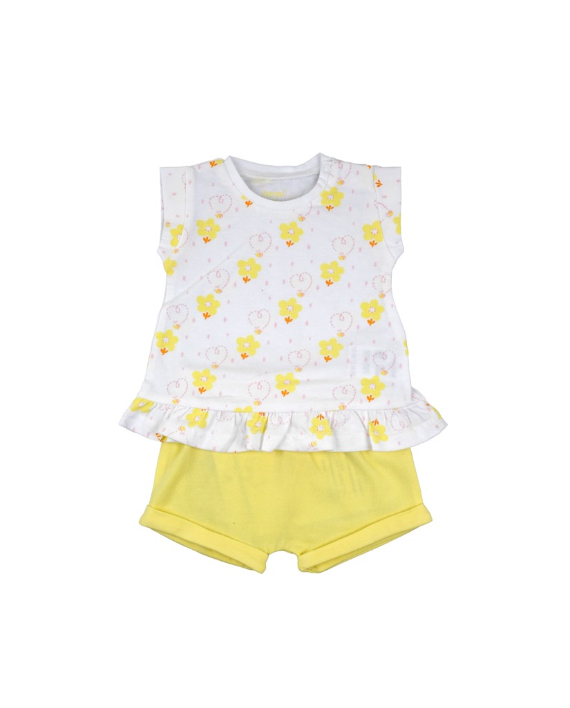 Conjunto 2 piezas bebé amarillo Babybol