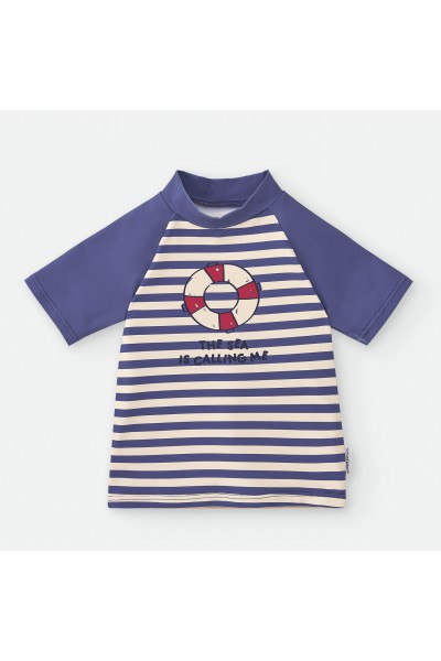 Camiseta baño protección UPF50+ bebé marinero Waterlemon