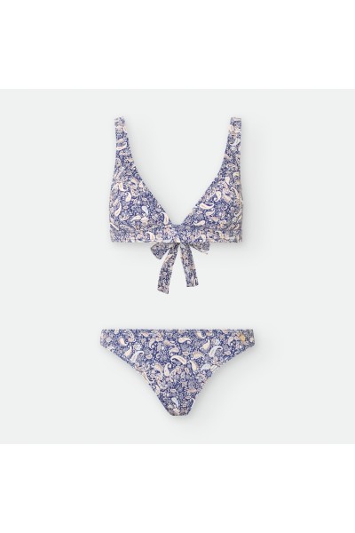 Bikini mujer flores estampado Waterlemon