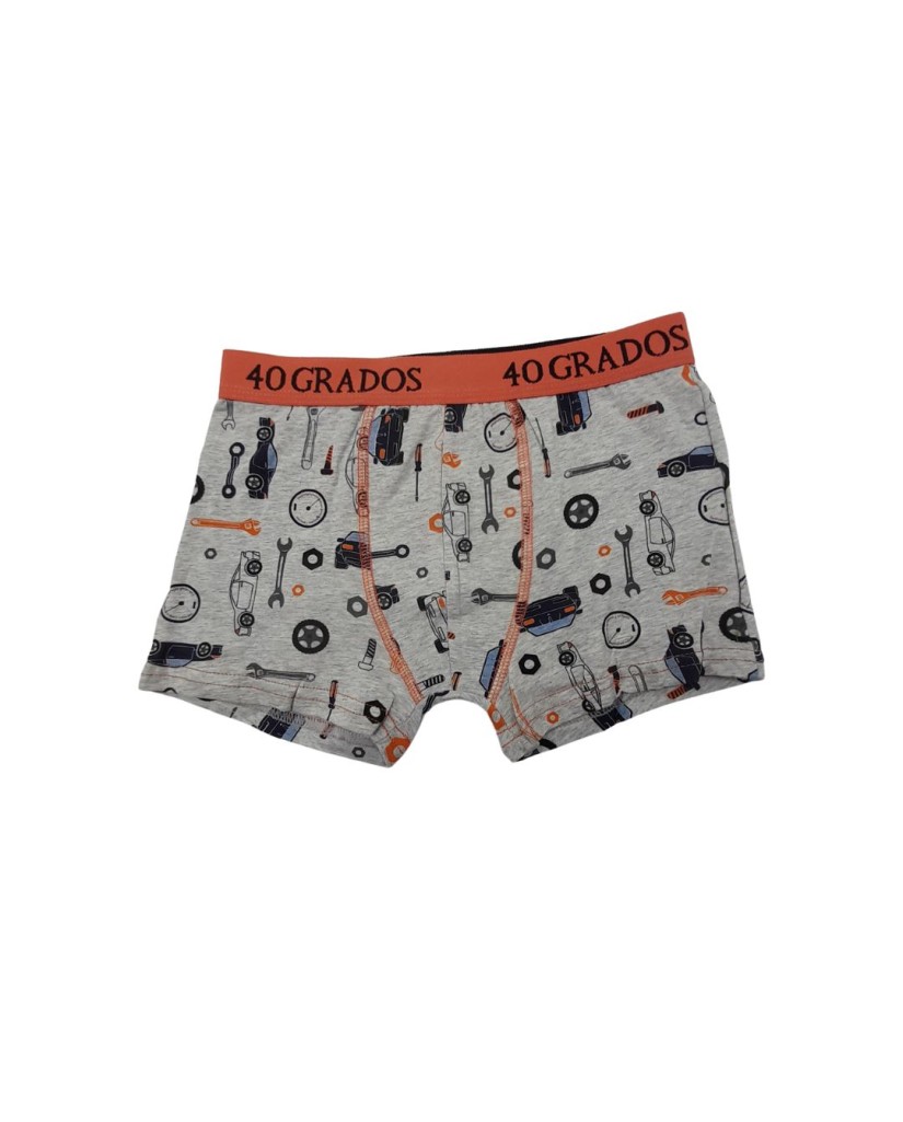 Bóxer de niño coral coches 40 Grados