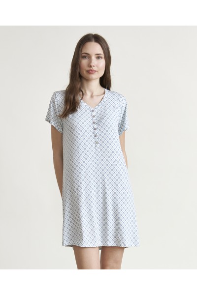 Camisola mujer verano manga corta geométrica J&J Brothers
