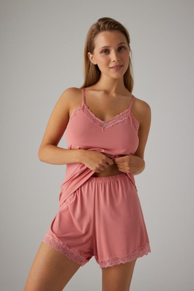 Conjunto pijama lencero mujer Ysabel Mora