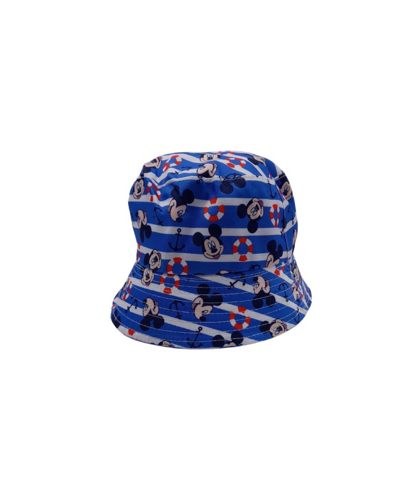 Gorro pesquero bebé reversible Mickey Mouse