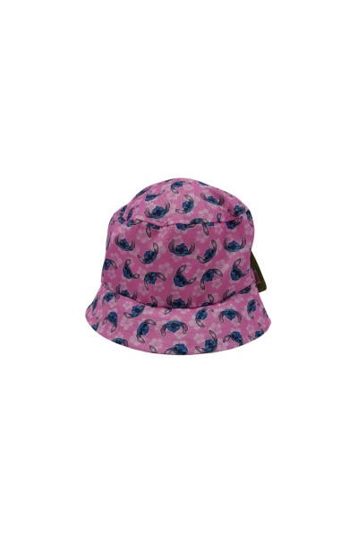 Gorro pesquero rosa Stitch