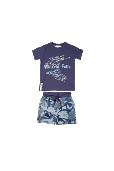 Conjunto 2 piezas niño azul marino Babybol