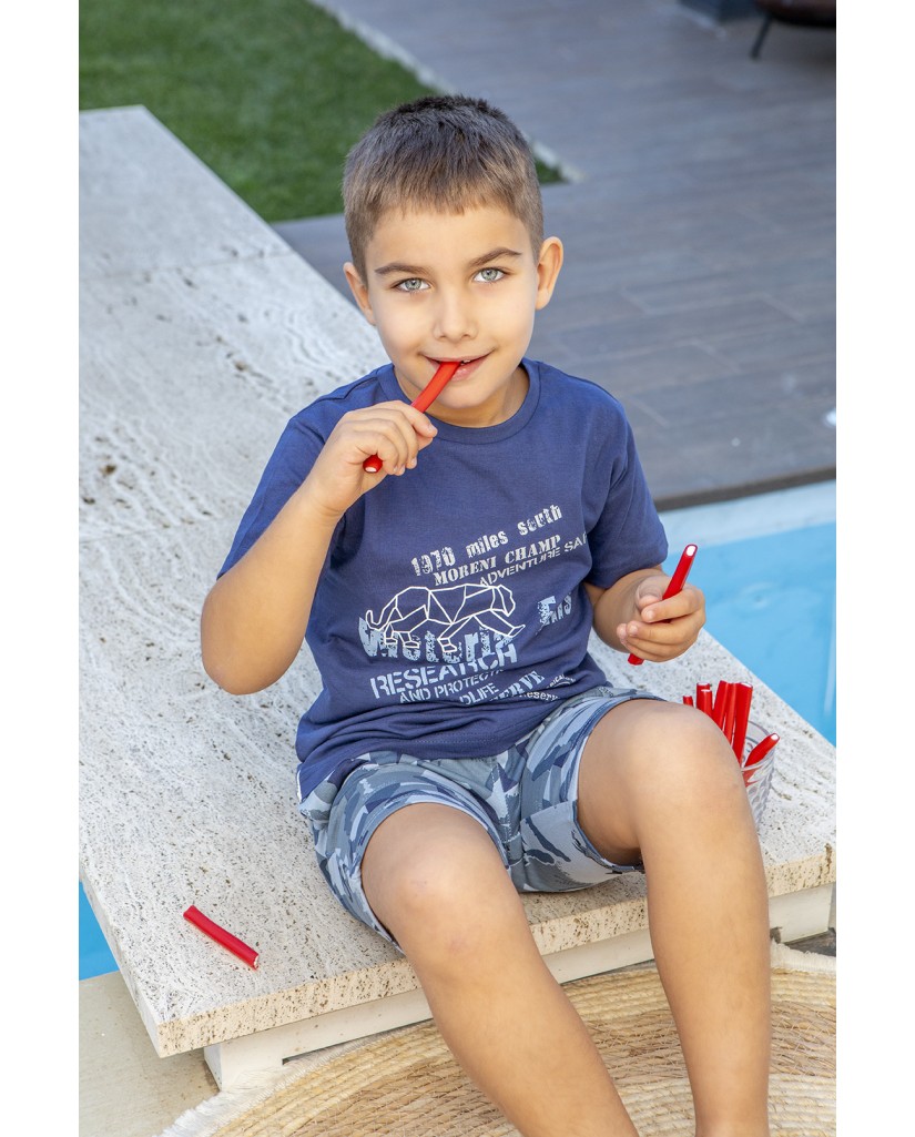 Conjunto 2 piezas niño azul marino Babybol