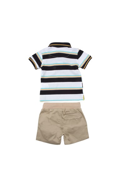 Conjunto 2 piezas niño a rayas Babybol
