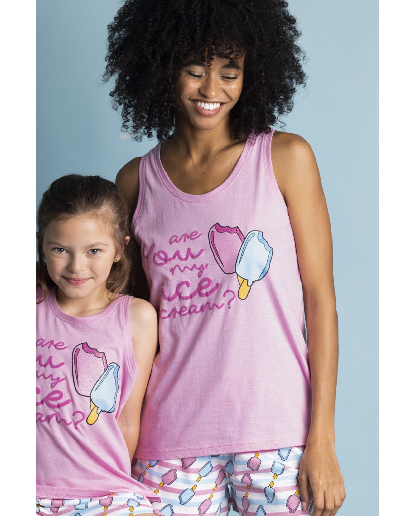 Pijama mujer tirantes "Ice Cream" Admas