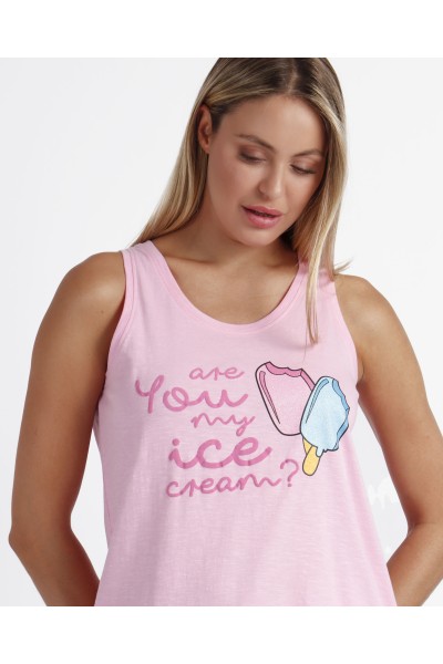 Pijama mujer tirantes "Ice Cream" Admas