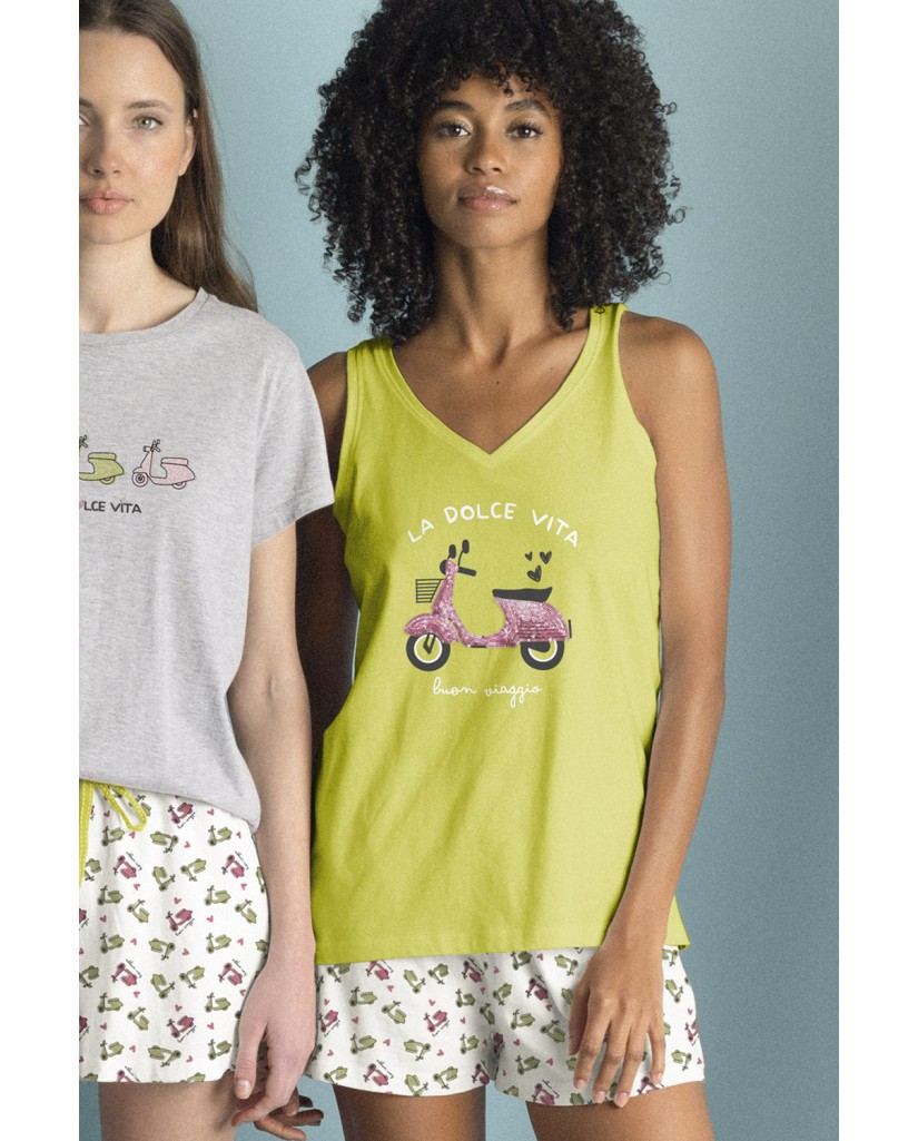 Pijama mujer tirantes "La Dolce Vita" Admas