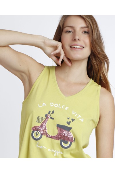 Pijama mujer tirantes "La Dolce Vita" Admas