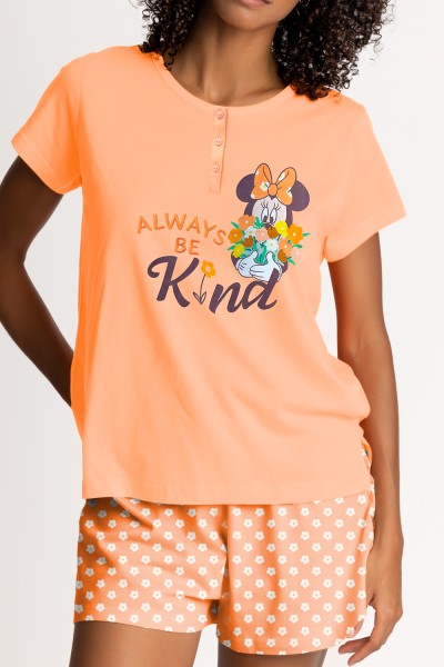 Pijama mujer manga corta "Always be kind"ADMAS