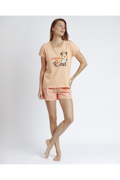 Pijama mujer manga corta "Always be kind"ADMAS