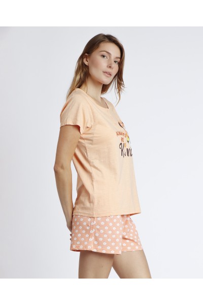 Pijama mujer manga corta "Always be kind"ADMAS