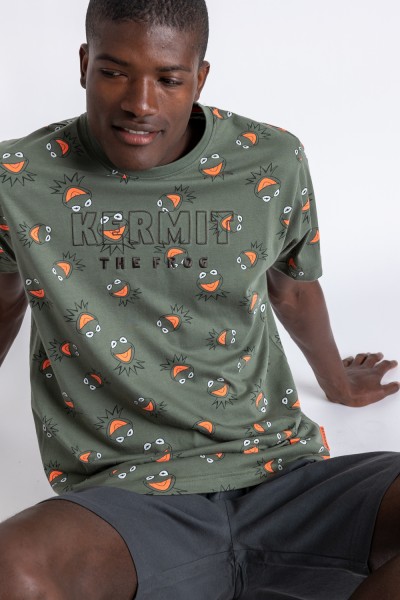Pijama hombre manga corta Rana Gustavo Admas