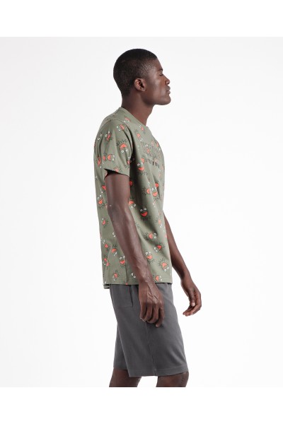 Pijama hombre manga corta Rana Gustavo Admas