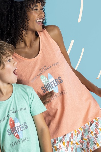 Pijama mujer tirantes surf Admas