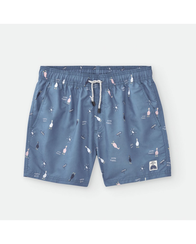 Bañador niño azul gaviotas Waterlemon