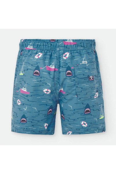 Bañador niño azul tiburones Waterlemon