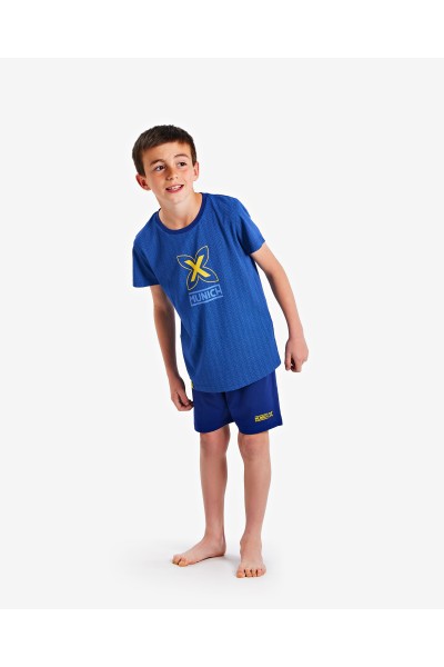 Pijama niño verano Munich azulón