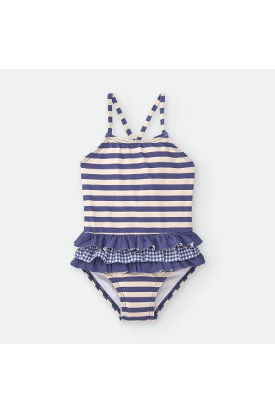 Bañador niña marinero volante Waterlemon