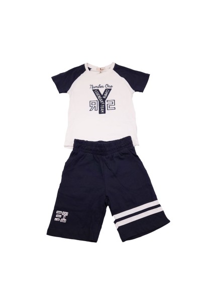 Conjunto 2 piezas niño azul marino BM