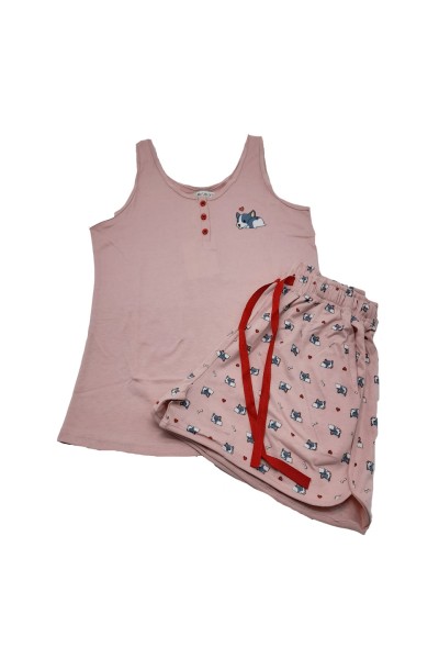Pijama mujer verano tirantes perrito Little Unicorn